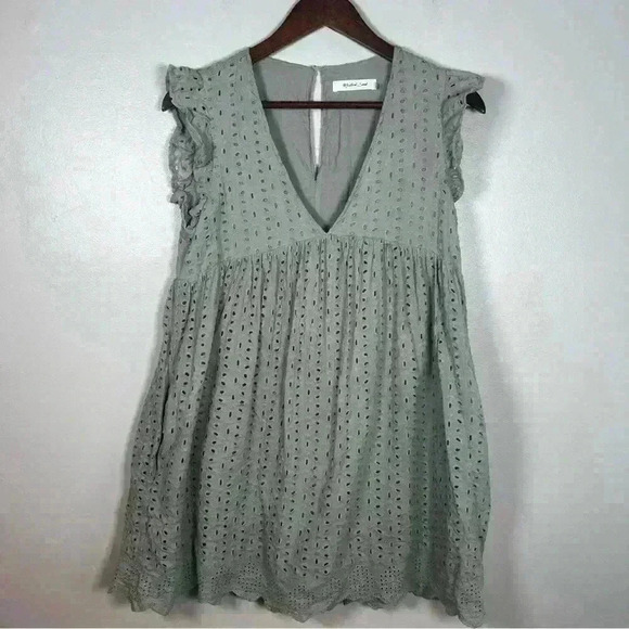 Lace Mustard Seed Romper Dress - Picture 1 of 4